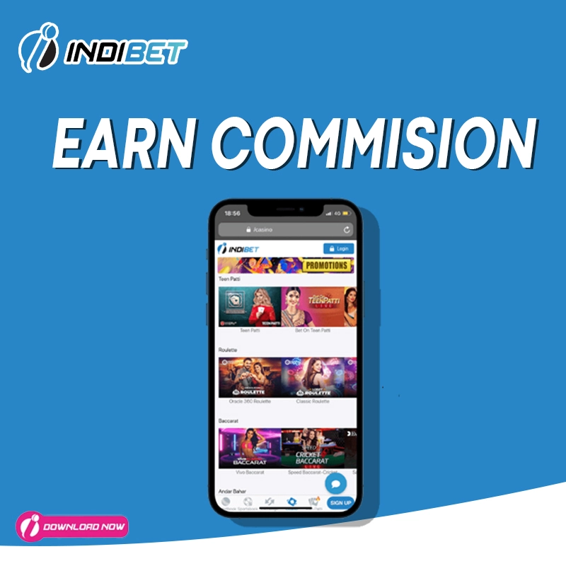 EARN COMISSION AT INDIBET